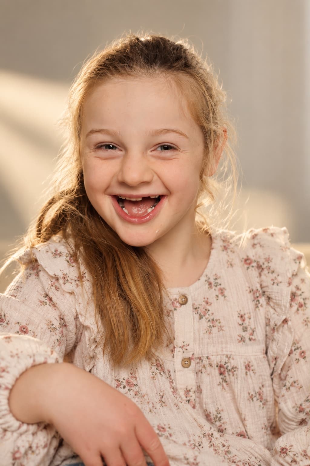 Galatea's daughter, laughing